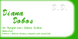 diana dobos business card